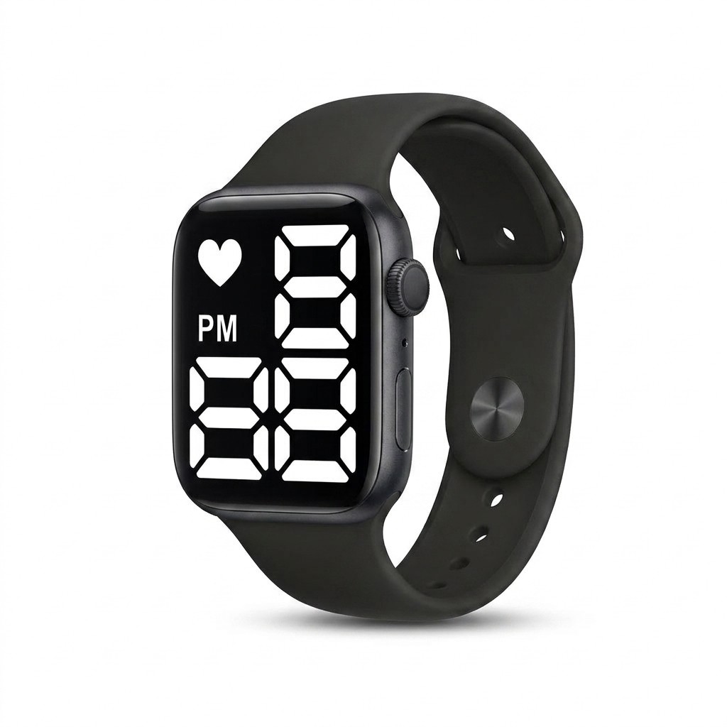 Relogio Esportivo Digital Monitor Cardiaco Cronometro Treino Fitness Leve Corrida Academia Masculino