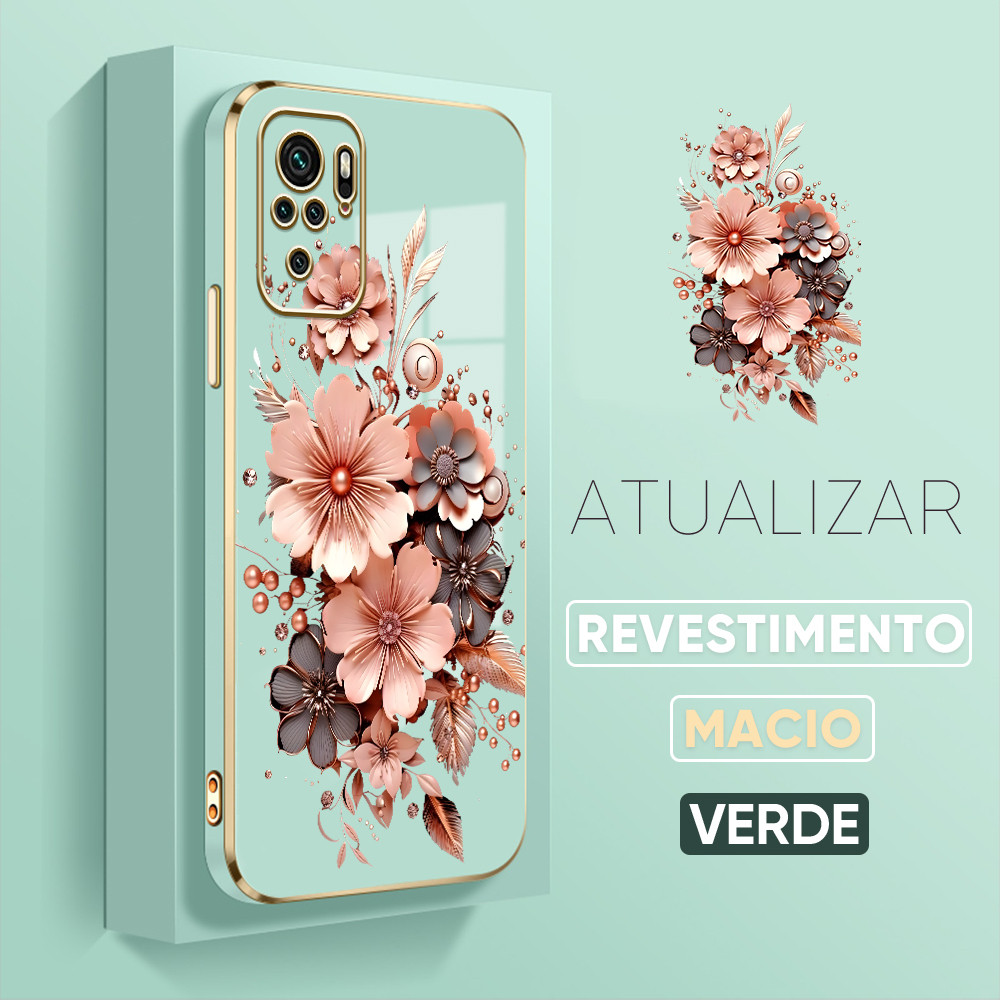 Capinha Macia Para Xiaomi Redmi Note 10 10S Poco M5S Capa Luxo De Celular Protetora Silicone Telefone Case 1622 DD