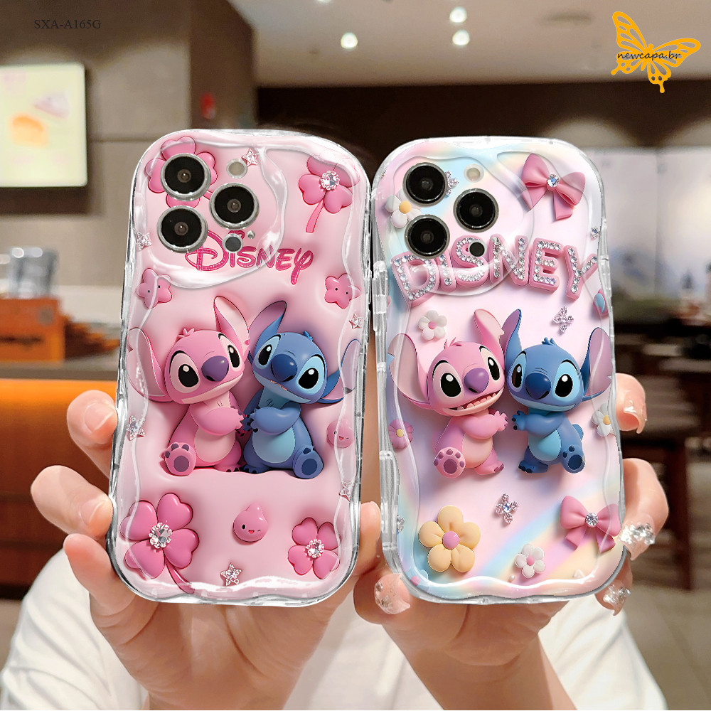 Capinha Para Samsung Galaxy A17 A16 A15 A14 A13 A12 4G 5G Capa De Macia Cream Wave Case NYW 3365