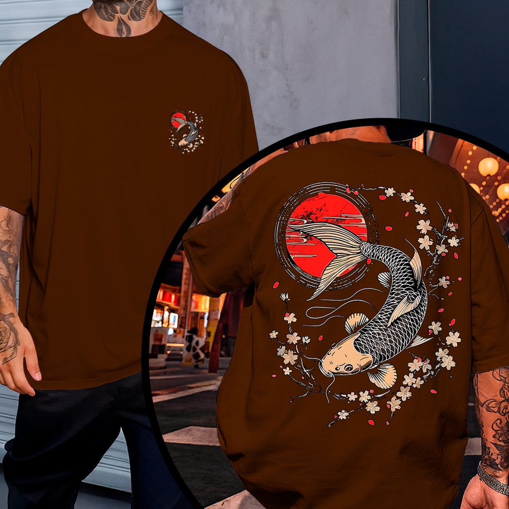 Camiseta Varios Tamanhos Cores Estampada Frente Costas street Carpa Voar