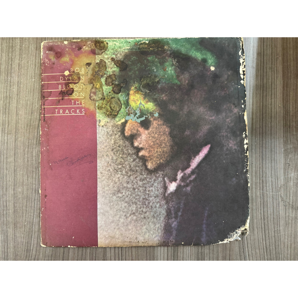 LP BOB DYLAN BLOOD ON THE TRACKS 1974 MADE IN USA