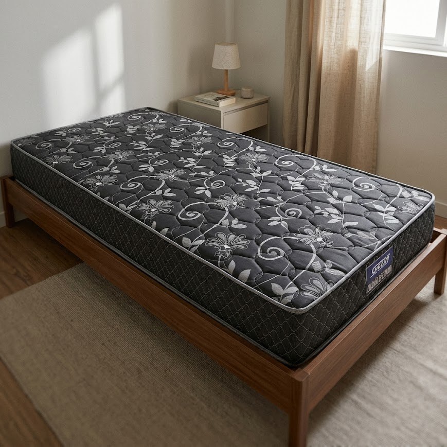 Colchão Solteiro Gazin Dunas D33 Preto Espuma 78x188