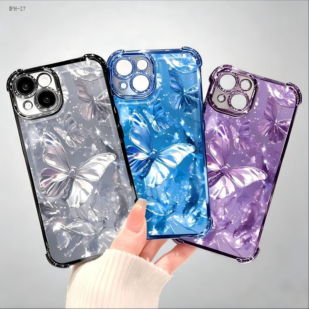 Capinha Capa Impacto Transparente Para iPhone 17 17E 16 16E 15 14 13 12 11 XR X XS 7 8 SE Pro Max Plus Capas 0997 FS