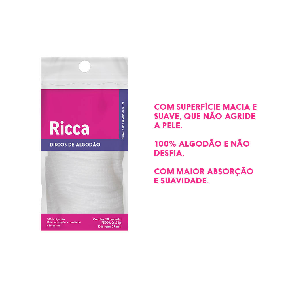 Algodão Disco Padrão Ricca — imagem 2 de 2