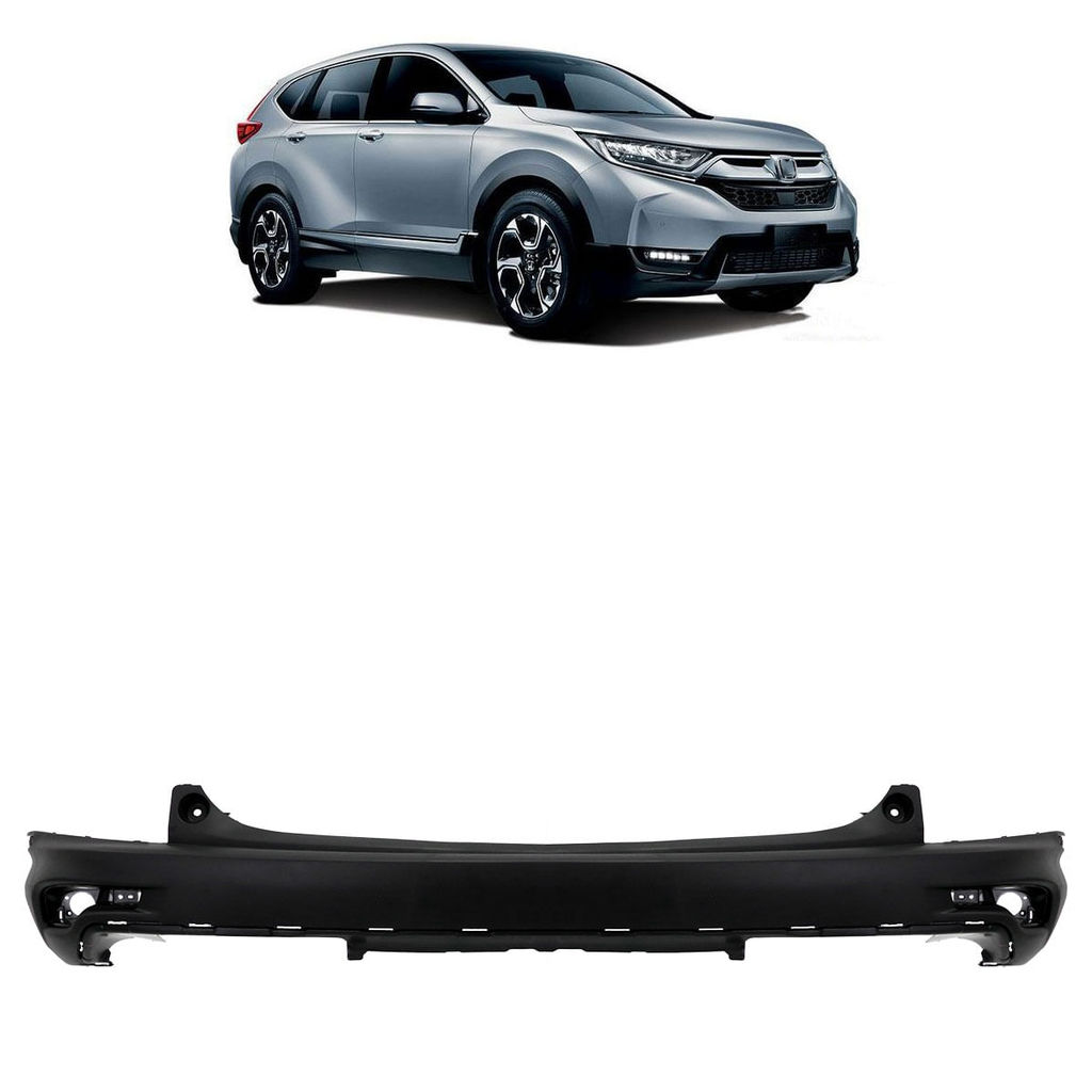 Parachoque Traseiro Cr-v 2018 2019 2020 2021 2022 Preto