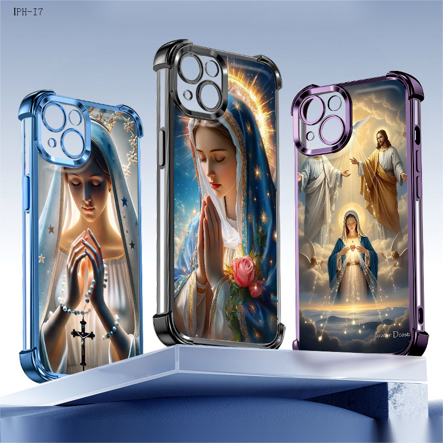 Capa Anti Impacto Transparente Luxo Para iPhone 17 17E 16 16E 15 14 13 12 11 XR 7 8 SE Pro Max Plus Capas Phone  0978FS