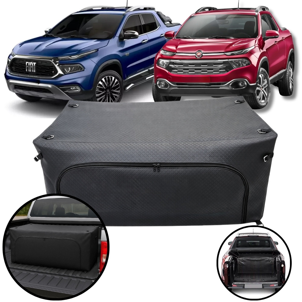 Bolsa Mala Caçamba Tam. M Impermeável 380L Fiat Toro Todos