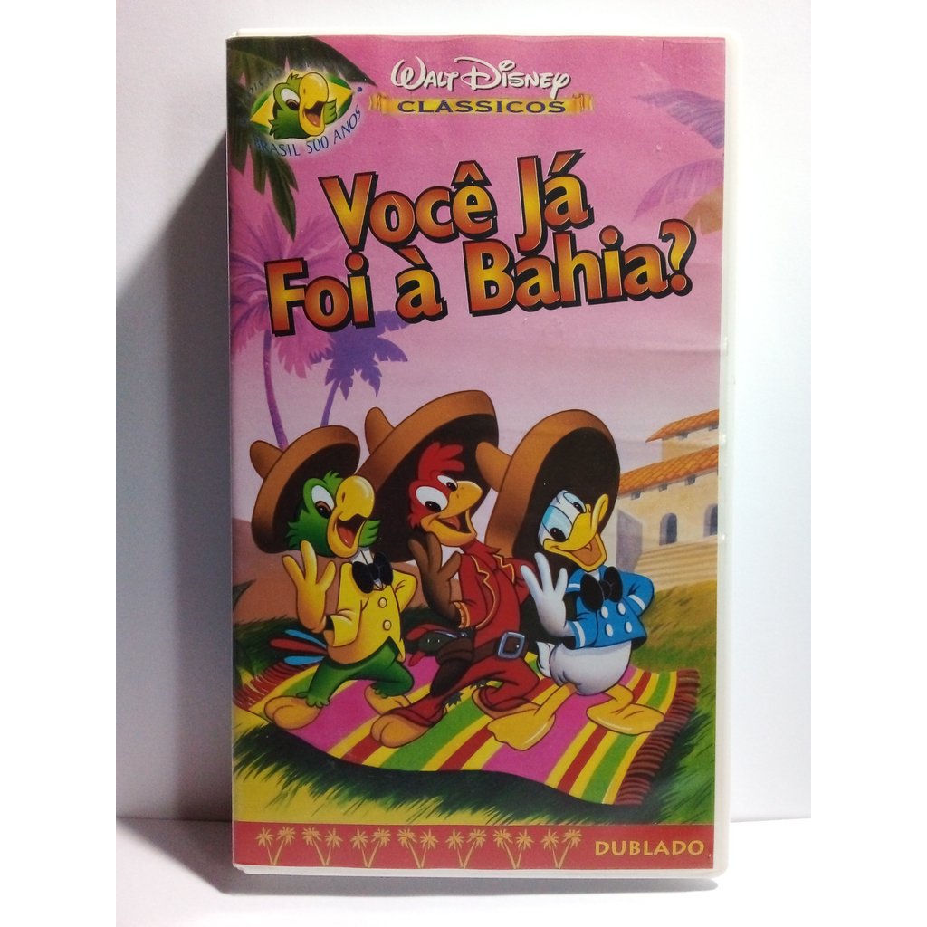 Fita Vhs Você Já Foi À Bahia? - Dublado - Walt Disney Clássicos - M26