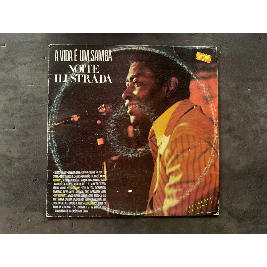 LP NOITE ILUSTRADA A VIDA E UM SAMBA 1987