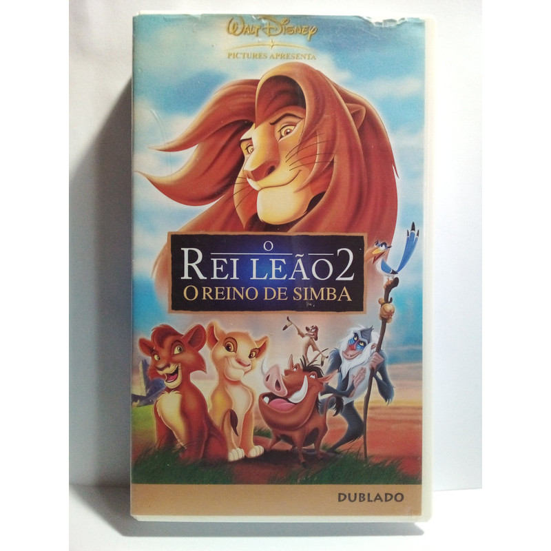 Fita Vhs O Rei Leão 2 - O Reino De Simba - Dublado