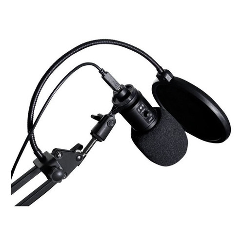 Microfone Gamer Profissional Condensador USB Com Braço Articulado Para Stream Podcast Gravação MG300