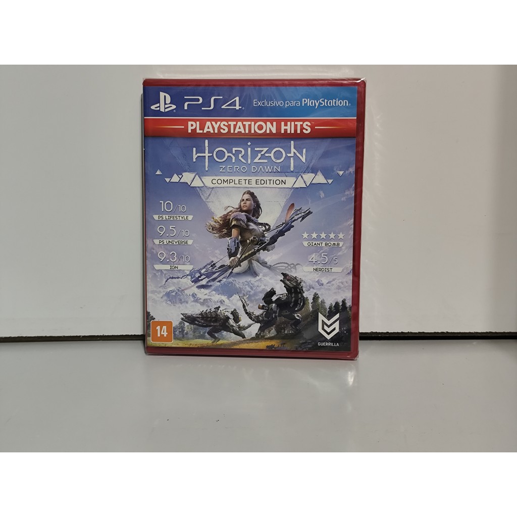 Jogo Horizon Zero Dawn Complete Edition Hits PS4 Mídia Física Original Lacrado Novo Sony PS4