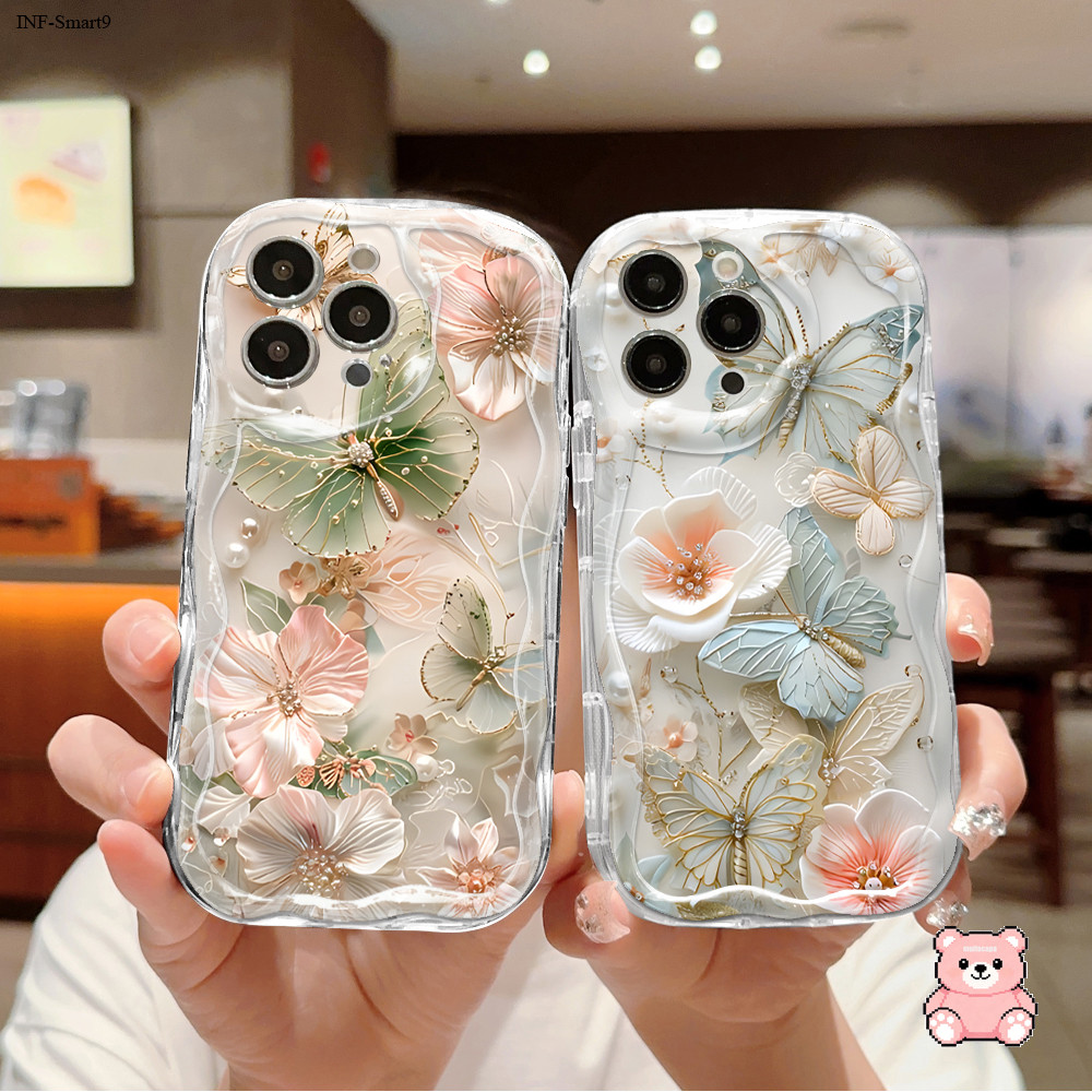 Capinha Para Infinix Smart 9 8 Pro Capa De Silicone Macio Borda Wave Anti Choque Protecao Case NYW3384