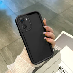 Capinha Para Motorola Moto G06 Capa De Celular Macio Silicone Preta Proteção Case BTY 5000