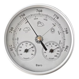 Termômetro Barômetro Multifuncional Meteorológica 3Em113Cm
