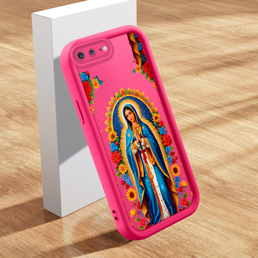 Capa De Celular Anti Choque Para iPhone 7 8 Plus Capinha Macia Silicone Jesus TY 2354