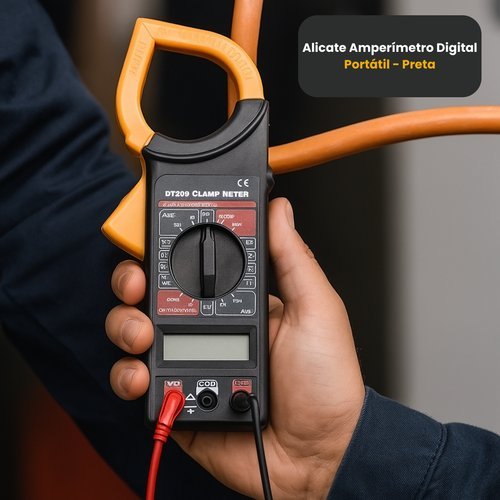 Alicate Amperímetro Digital Portátil - Preta Produto Original Estoque BR – STARTOOLS