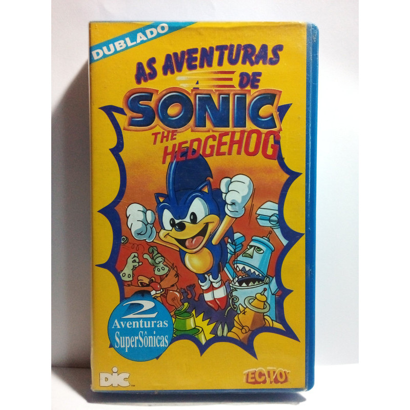 Fita Vhs As Aventuras De Sonic The Hedgehog - Vol. 3 - Tec Toy - Dublado - M26