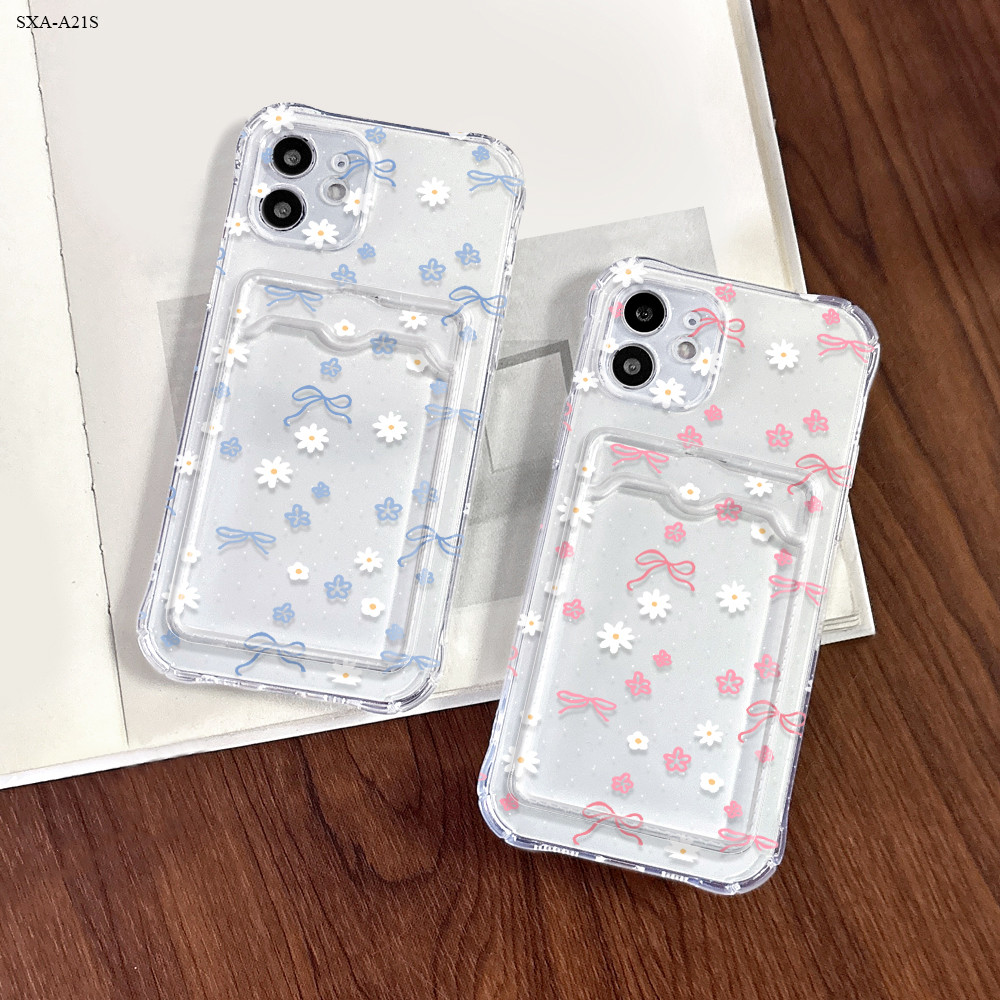 Capinha Porta-Cartões Para Samsung Galaxy A25 A35 A32 A30 A20 A23 A22 A21S 4G 5G Capa Anti-choque Macia Case KB6123