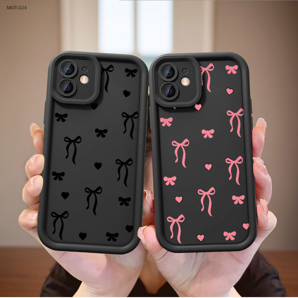 Capinha Para Motorola Moto G24 G15 G22 G20 G30 G05 G14 G10 G04 G04S Capa Preto M