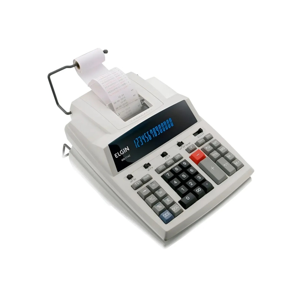 Calculadora com Impressão de Bobina Elgin MB 7142 de Mesa Bivolt