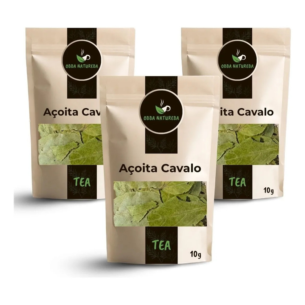 Chá de Açoita Cavalo 100% Puro Ervas Premium Anúncio com 3 pacotes