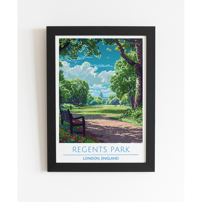 Quadro Regents Park - Londres Inglaterra