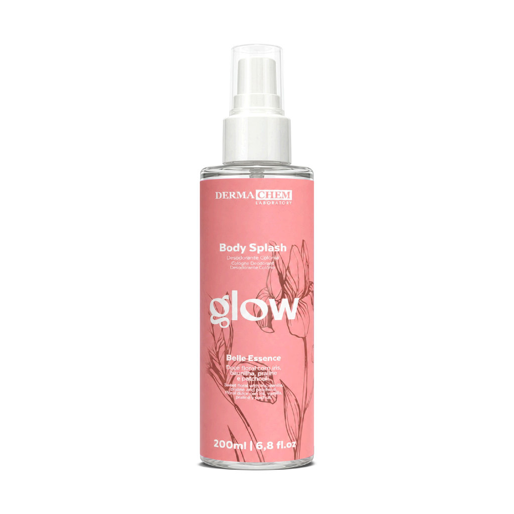 Body Splash Glow Dermachem 200ml Perfume Corporal Belle Essence