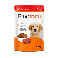 Sachê Finotrato Cães Filhotes Sabor Carne 100g