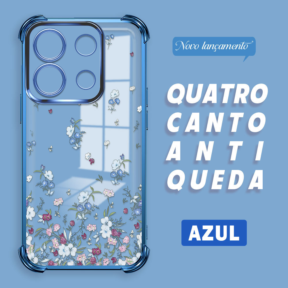 Capinha Para Xiaomi Poco X6 Redmi Note 13 Pro 5G Capa De Celular Anti Impacto De Case FS1012