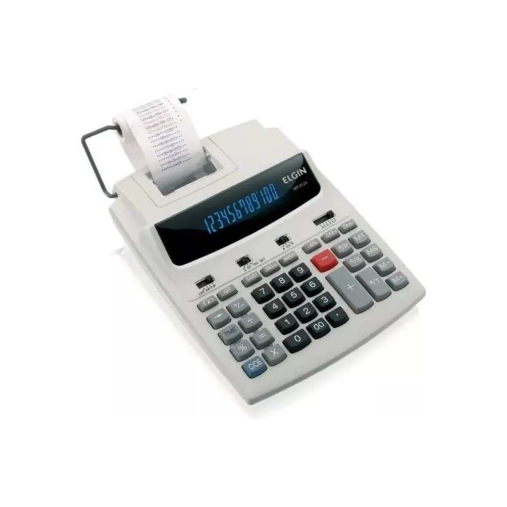 Calculadora de Mesa com Visor 12 Dígitos Bobina Leve MR6124