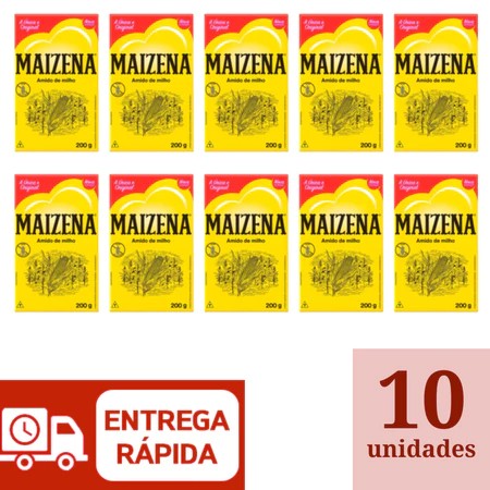 Kit 10 Amido De Milho Maizena 200g