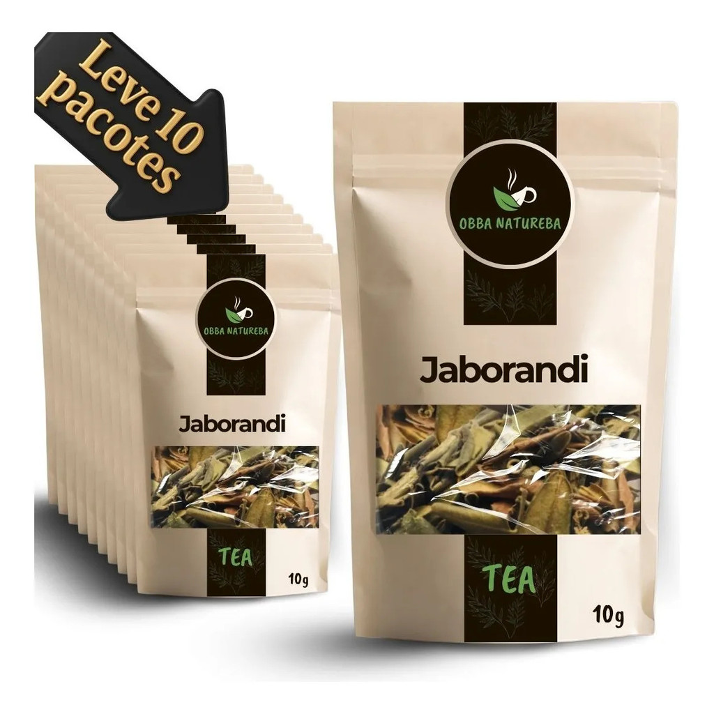Jaborandi para Chá Produção de Ervas Selecionada Uso Tradicional Em Infusão - Receba 10 Pacotes
