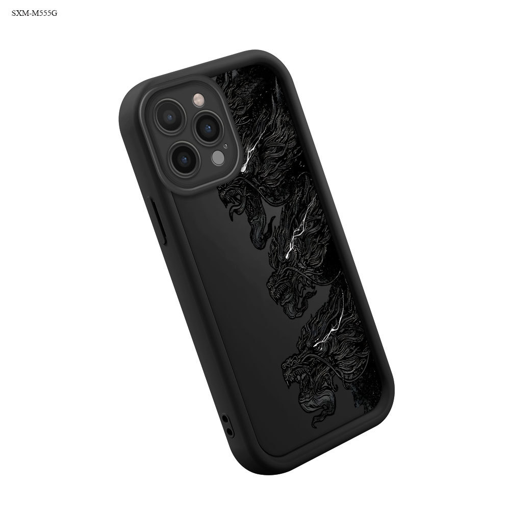 Capinha Estilo Dark Anti-Impacto Para Samsung Galaxy M55 M54 M53 M34 M31 M23 M22