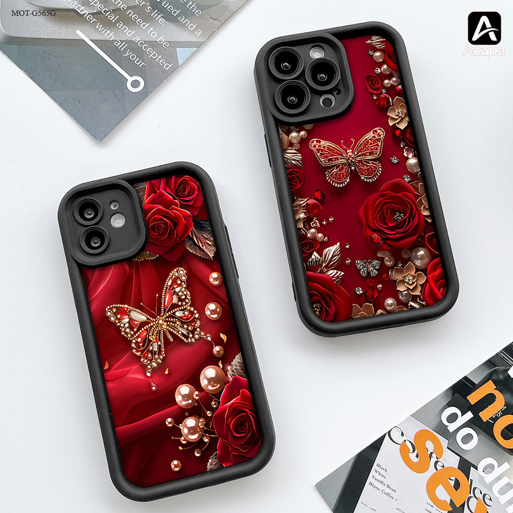 Capinha Para Motorola Moto G56 G35 G52 G54 G53 G34 G75 G84 G60 G82 G85 5G Capa Preto Macia Silicone Case TYB 7597