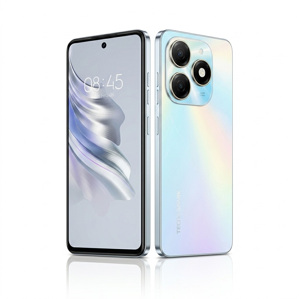 Smartphone Tecno Spark 20 256GB RAM 8GB Virtual Tela 90Hz Bateria 5000mAh Camera 50MP Dual Flash