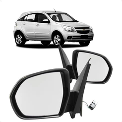 Retrovisor Agile Montana 2009 a 2021 Elétrico Direito Esquerdo ou Par | Encaixe Original