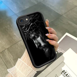 Capinha Para iPhone 7 8 SE 2020 2022 Case Normal Capa De Celular Preto Macio Silicone 8095 TYB