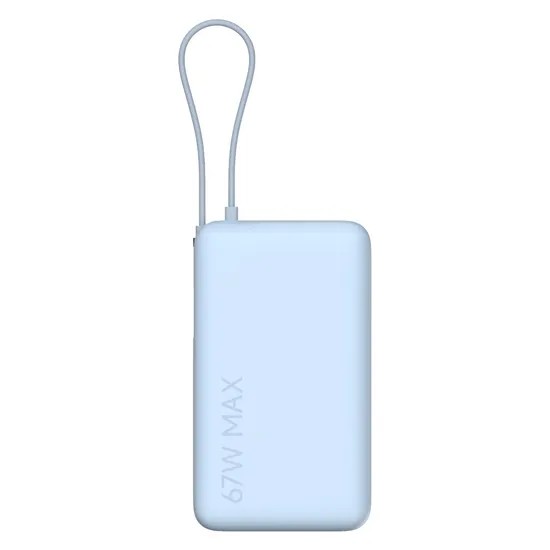 Carregador Portátil Xiaomi Power Bank 10000mAh 67W - Azul