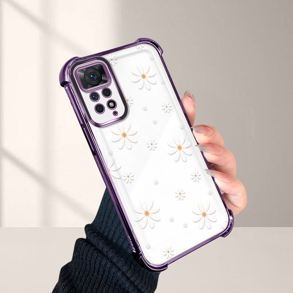 Capinha Capa Para Xiaomi Redmi Note 11 Pro 4G 5G Transparente À Prova De Choque Silicone Case FS0830 em Oferta na Shopee