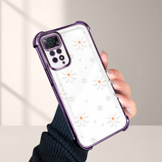 Capinha Capa Para Xiaomi Redmi Note 11 Pro 4G 5G Transparente À Prova De Choque Silicone Case FS0830 em Oferta na Shopee