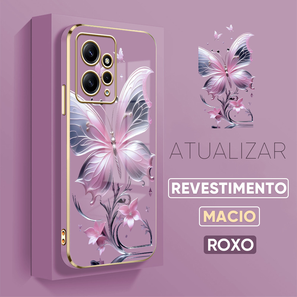 Capinha Para Xiaomi Redmi Note 12 4G Capa De Celular Macia Soft Silicone Telephone Protetora Case 2154 DD