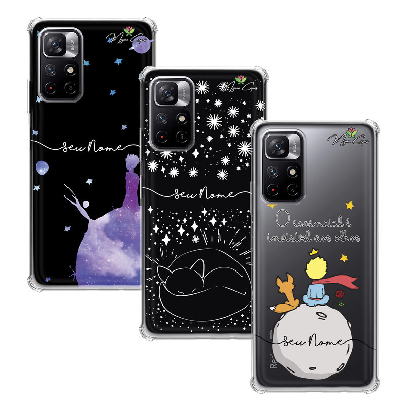 Capa Capinha - Xiaomi Redmi Note 11T 5G - Pequeno Principe Personalizada com Nome