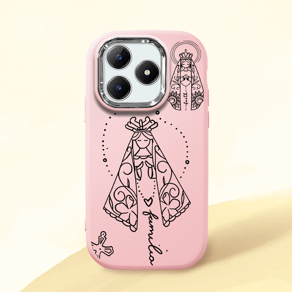 Capinha Jesus Para Realme C61 C63 Note 60 60X Narzo N61 N63 Capa Macia De Silicone Protetora Lens Case PDD 1581