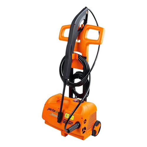 Lavadora De Alta Pressão Jactoclean J6800 Stop Total Laranja De 1900w Com 2175psi De Pressão Máxima 220v