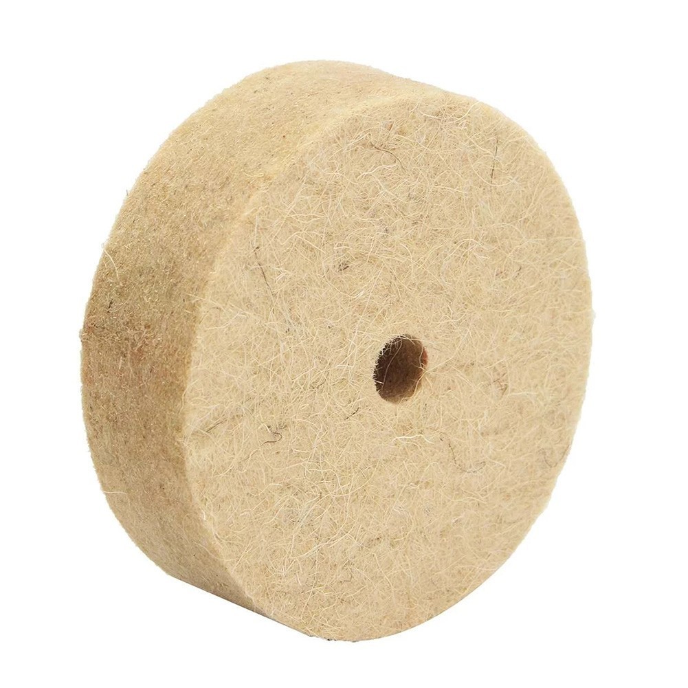 3 Polegadas Lã Feltro Polimento Rebolo Polidor Disco Almofada Ferramenta Rotativa
