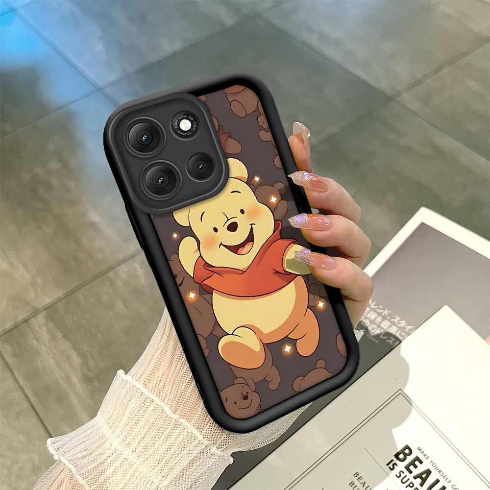 Capinha Macia Silicone Protetora Preta Case Para Motorola Moto G86 5G Capa De Celular BTY 6675