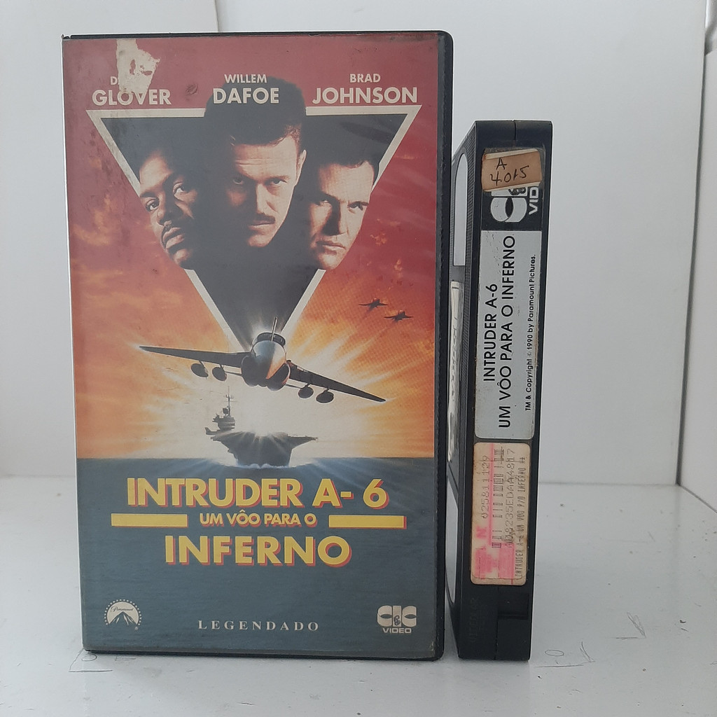 VHS - Intruso A-6 - Um Vôo Para o Inferno - 1990