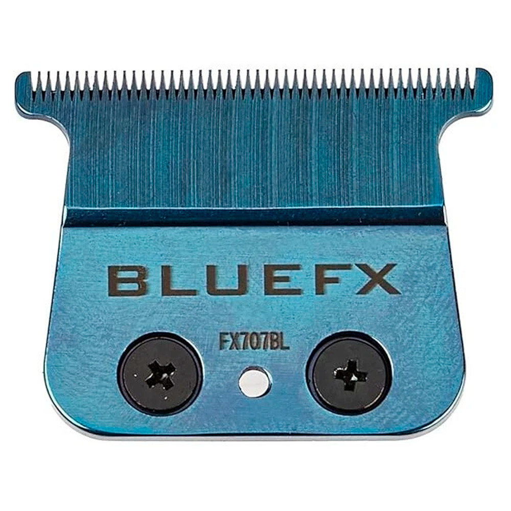 Lâmina Máquina Acabamento Azul Cromado Hipoalergênica Contornos Impecáveis BabylissPRO FX707BL