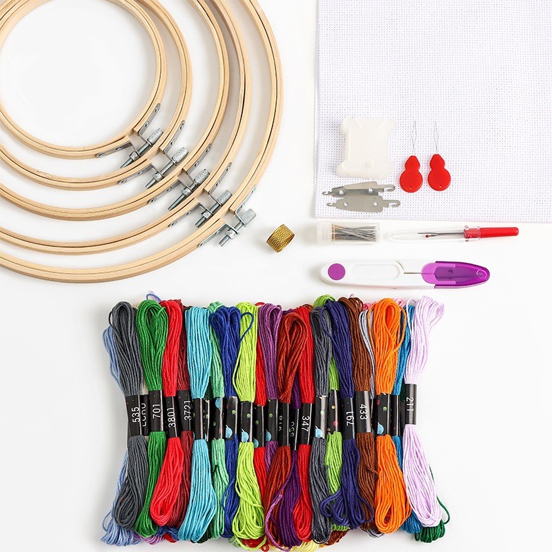 Kit para Bordado Ponto Cruz para Bordar Iniciante Completo Vendido(s) - Variação: